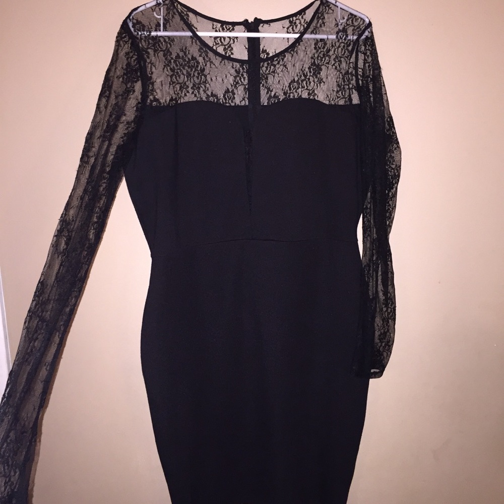 Kardashian Kollection Lace bodycon dress